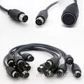 S-Video Power Din 6Pin Signal Extension Cable Midi